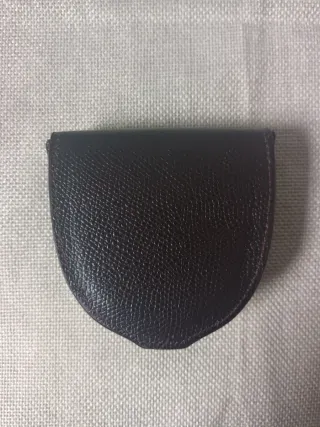 Valextra Portamonete Pelle Marrone