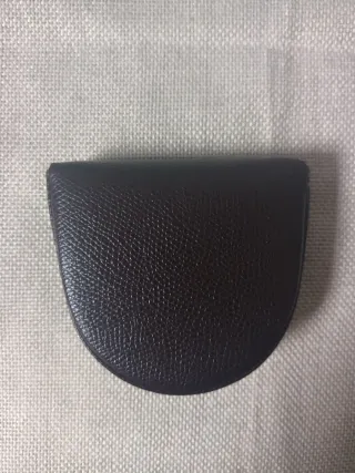 Valextra Portamonete Pelle Marrone