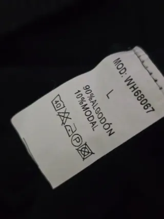 Jersey WAR WOLF Negro Talla L. 2,30 EUROS