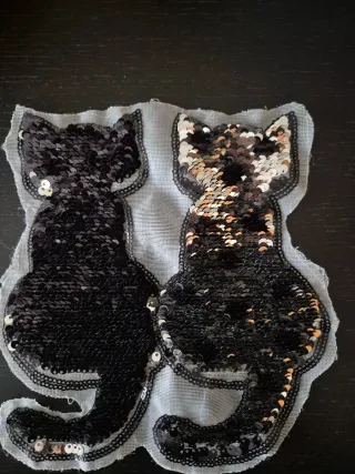 Parche para ropa de gatos