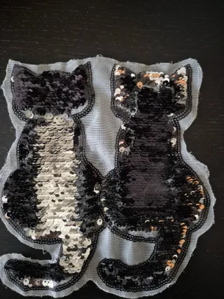 Parche para ropa de gatos