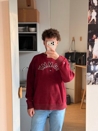 Sudadera Tommy Jeans Roja