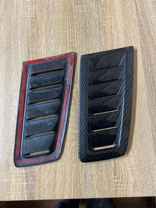 Entradas aire capo tipo carbono universales