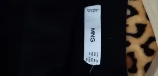 Vestido negro manga larga