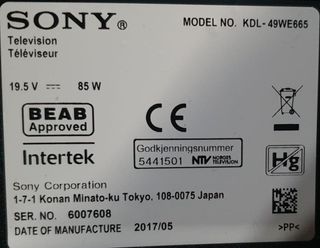 SONY KDL 49WE665