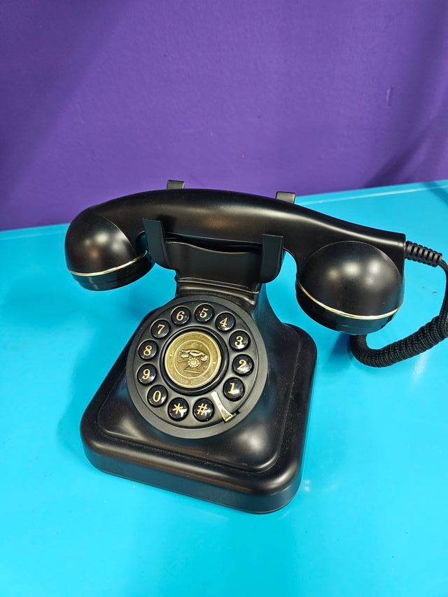 Audio libro de mensajes Vintage Negro con Dorado