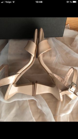 Sandalias Patricia Miller Piel Beige