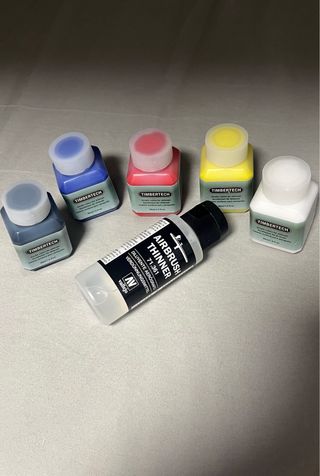 Kit de aerógrafo con compresor Display4top TC100