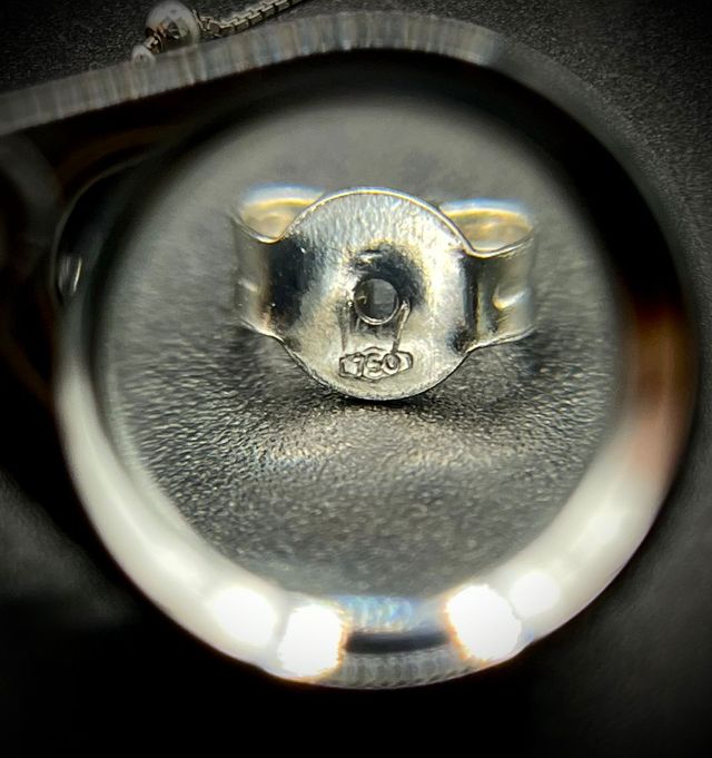 PENDIENTES ORO BLANCO 18K 2,36gr