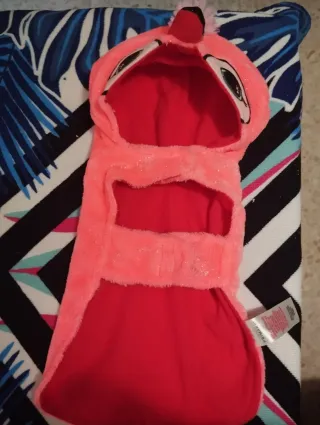 Disfraz Flamenco Mascota Rosa y Plateado