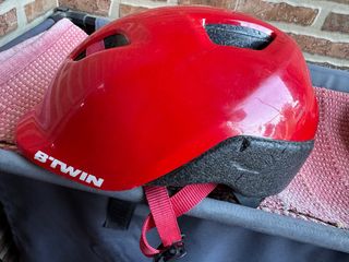 Casco infantil B'TWIN rojo