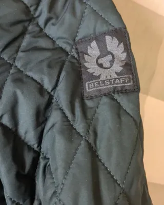 Chaqueta Belstaff verde acolchada