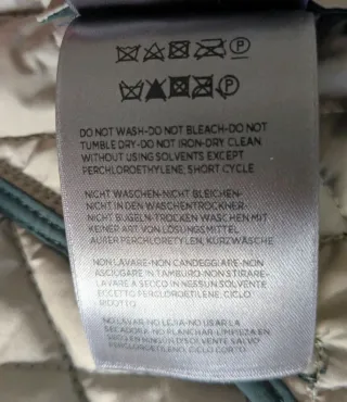 Chaqueta Belstaff verde acolchada