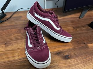 Zapatillas Vans Talla 38 Morado Blanco