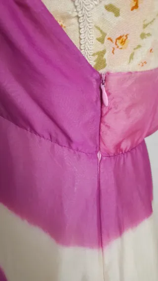 Vestido Largo Seda Massimo Dutti