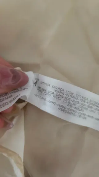 Vestido Largo Seda Massimo Dutti