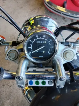 Yamaha Virago Cruiser Negra