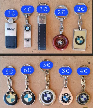 Llaveros BMW Antiguos Varios Modelos vintage