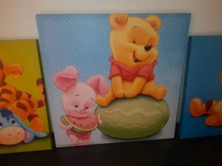 Set 3 Cuadros Winnie the Pooh