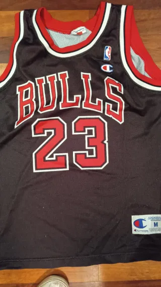 Camiseta Michael Jordan Bulls 23 Champion Talla M