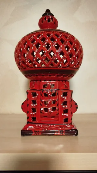 Lampada decorativa ceramica 40cm pezzo unico