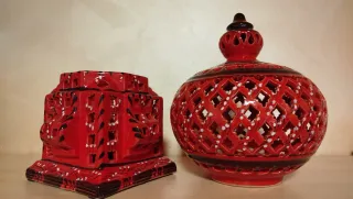 Lampada decorativa ceramica 40cm pezzo unico