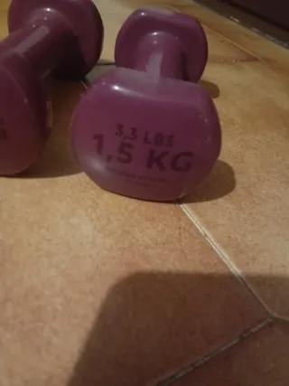Mancuernas 1.5 kg (3.3 LBS) Morado