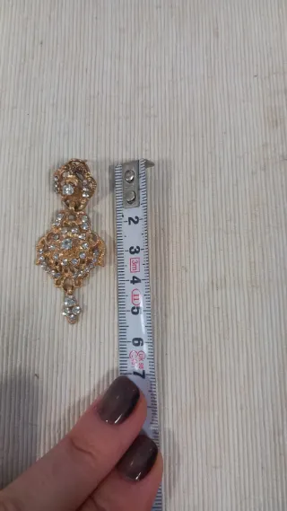 Aderezo fallero oro con pedrería