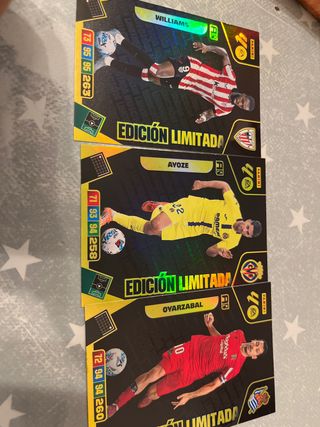 Lote 3 Cromos Adrenalyn Edición Limitada