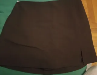 Falda pantalón Stradivarius marrón talla S