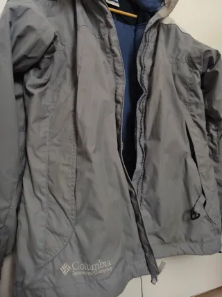 Chaqueta Columbia Talla M Azul/Gris