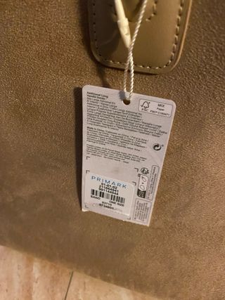 Bolso grande Primark beige NUEVO