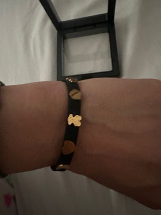Pulsera Oso Corazón Flor
