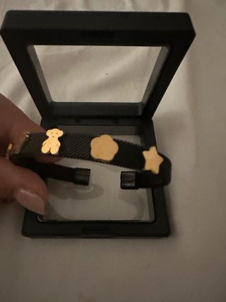 Pulsera Oso Corazón Flor