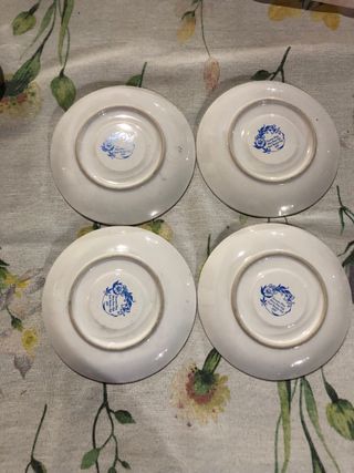 Set 4 Tazzine da Caffè in Porcellana