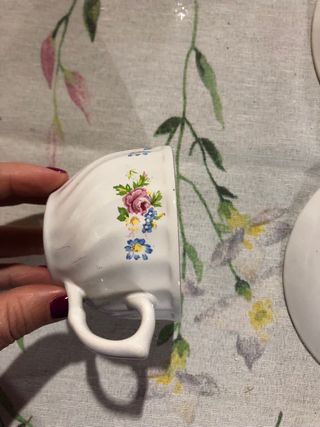 Set 4 Tazzine da Caffè in Porcellana