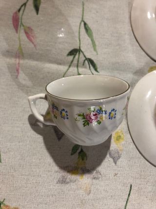 Set 4 Tazzine da Caffè in Porcellana