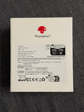 Phomemo T02 Impresora Térmica Rosa