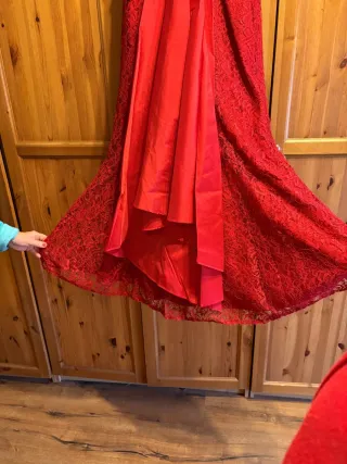 Vestido de fiesta largo rojo