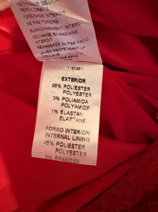 Vestido de fiesta largo rojo