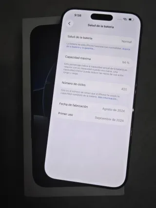 iPhone 16 Pro Max Negro