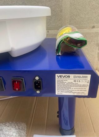 Torno Cerámica VEVOR 35cm 450W Ajustable