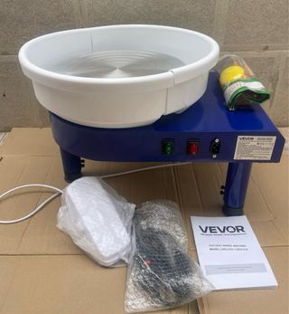 Torno Cerámica VEVOR 35cm 450W Ajustable