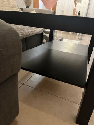 Mesa auxiliar comedor negra