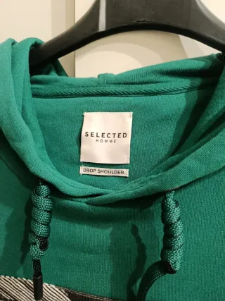 Felpa Selected Homme uomo verde M nuova