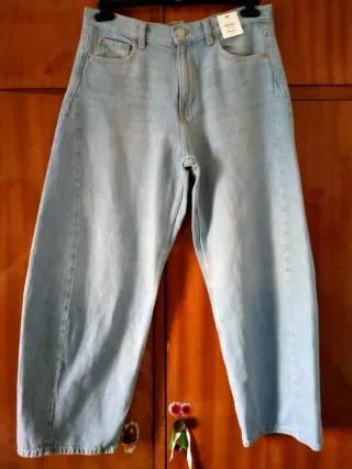 Vaqueros anchos Barrel de mujer sin estrenar