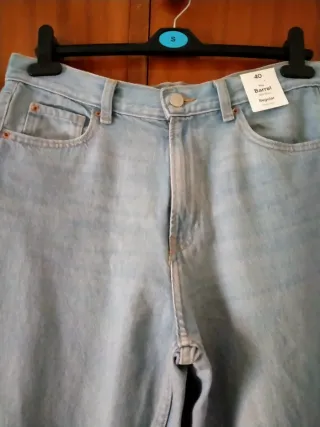 Vaqueros anchos Barrel de mujer sin estrenar