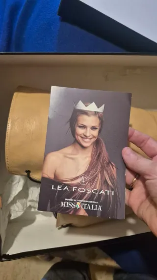 Botas de piel de Lea Foscati beige talla 36