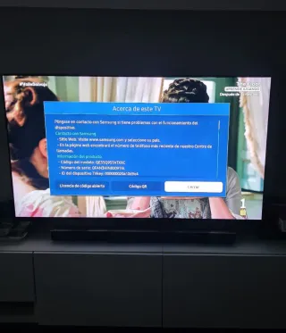 Venta de tv Samsung QLED 55 pulg y barra de sonido
