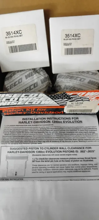 Juego Pistones Harley Davidson 1340 Kit